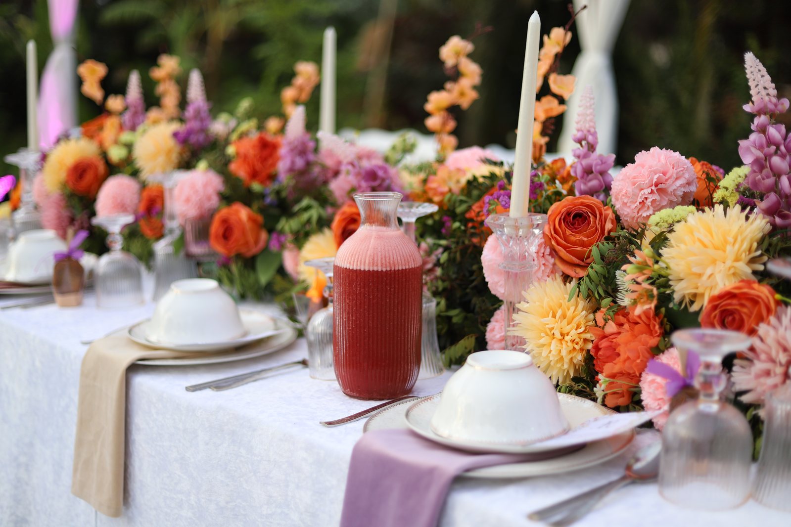 Ambiance mariage florale